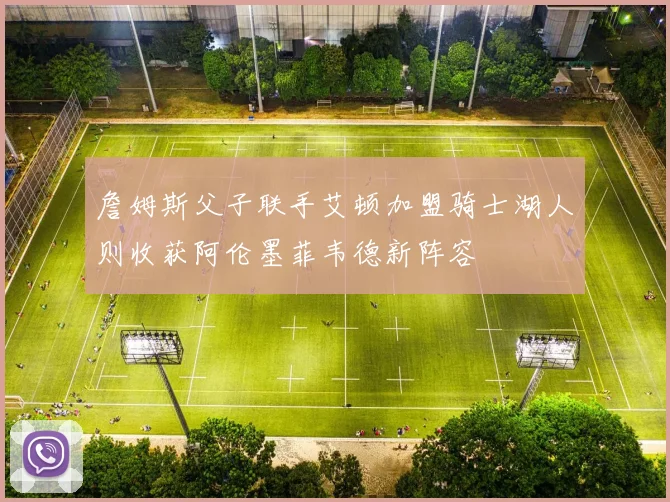 詹姆斯父子联手艾顿加盟骑士湖人则收获阿伦墨菲韦德新阵容